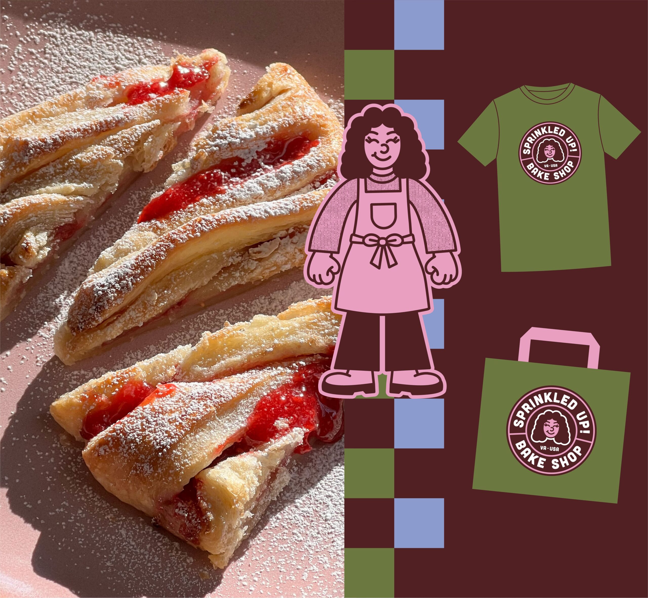 Sprinkled Up Bake Shop Logo & Brand Identity