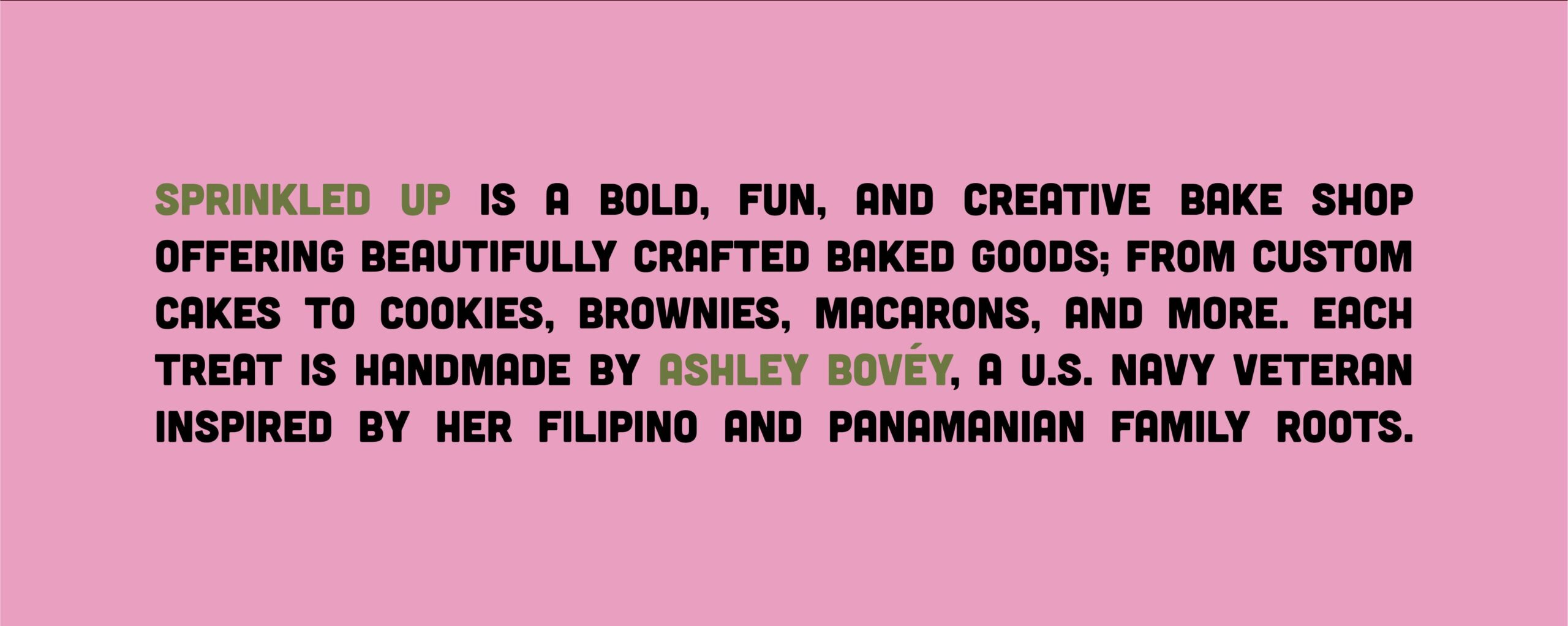 Sprinkled Up Bake Shop Logo & Brand Identity