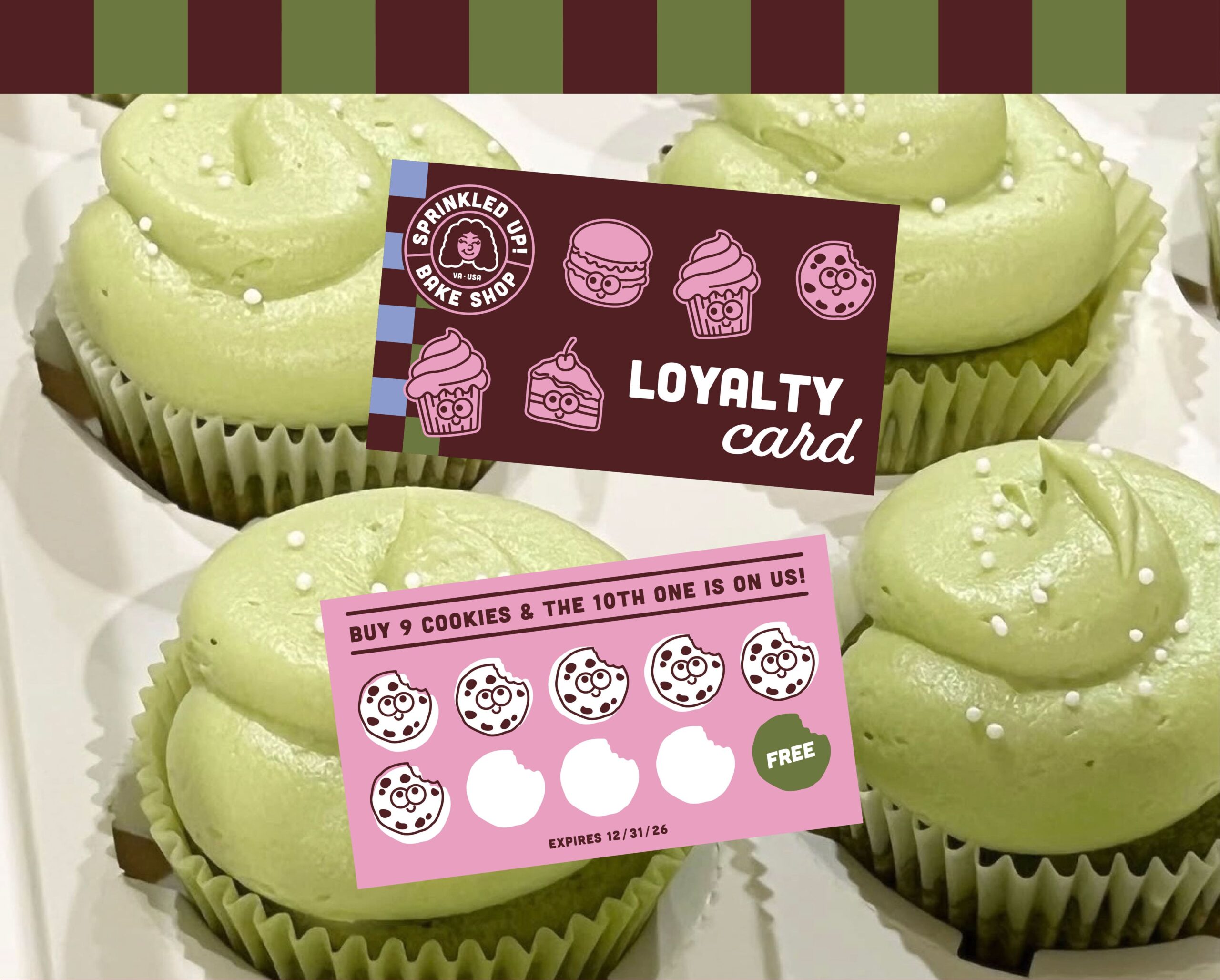 Sprinkled Up Bake Shop Logo & Brand Identity