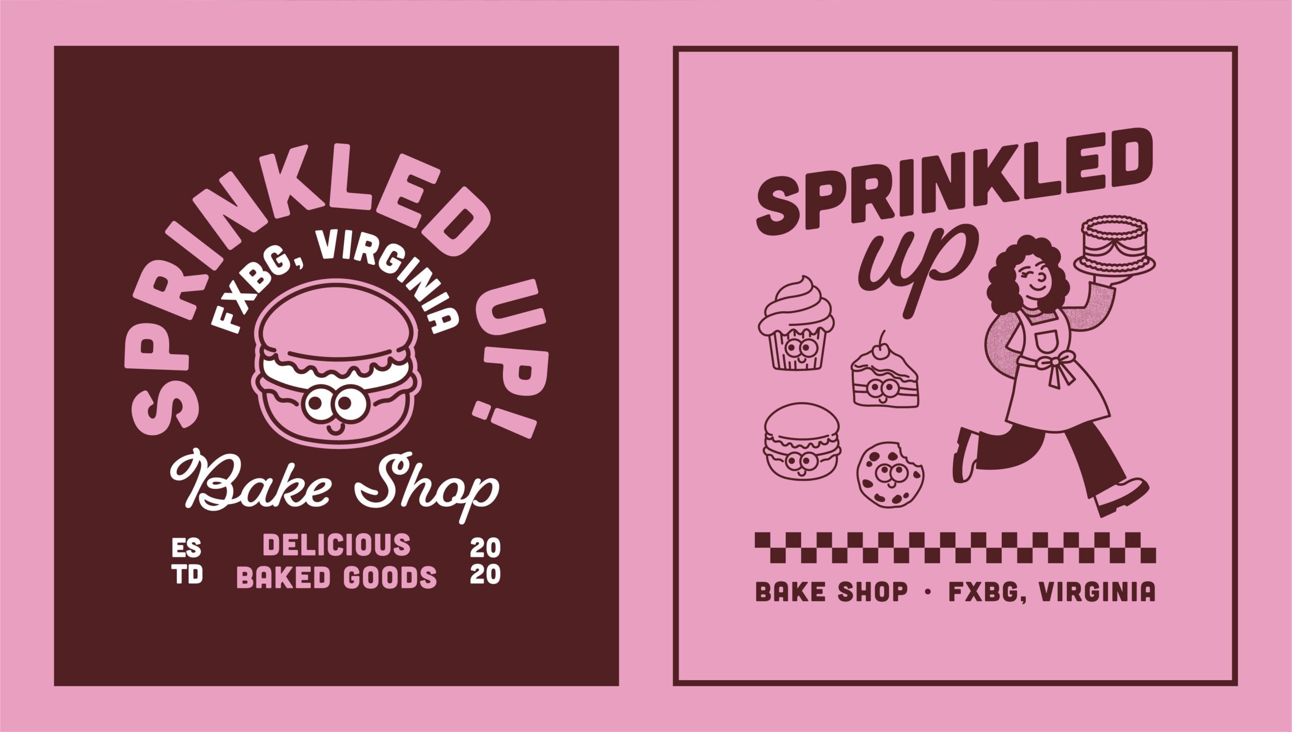 Sprinkled Up Bake Shop Logo & Brand Identity