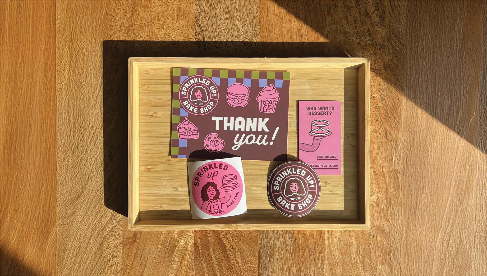 Sprinkled Up Bake Shop Logo & Brand Identity