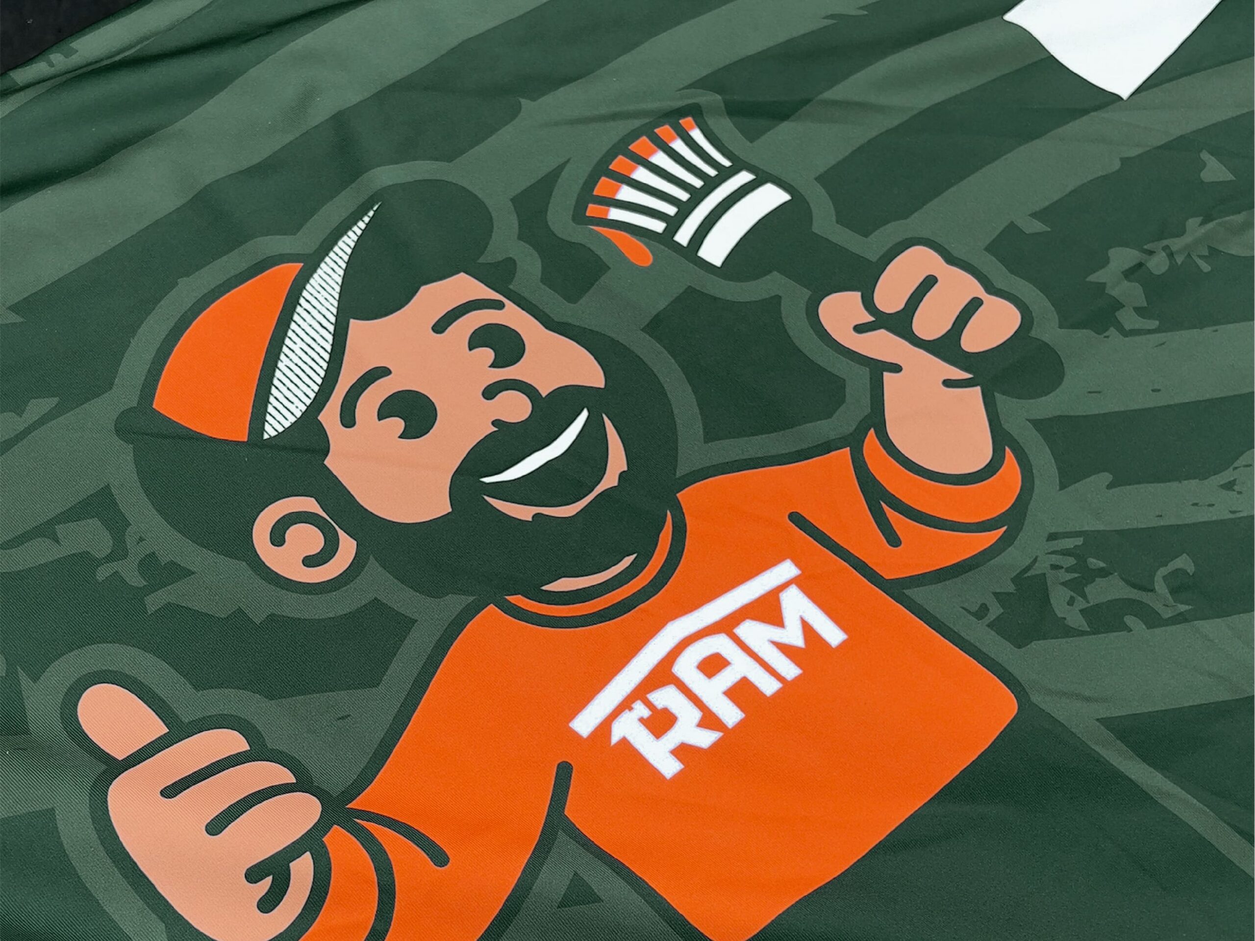 Brand identity portfolio featuring RAM Home Improvement